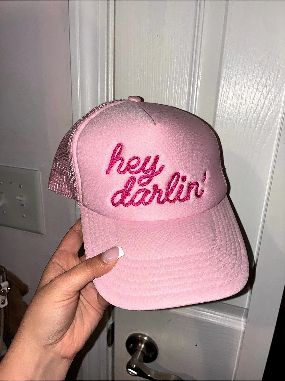 Pink Trucker Hat Like New
